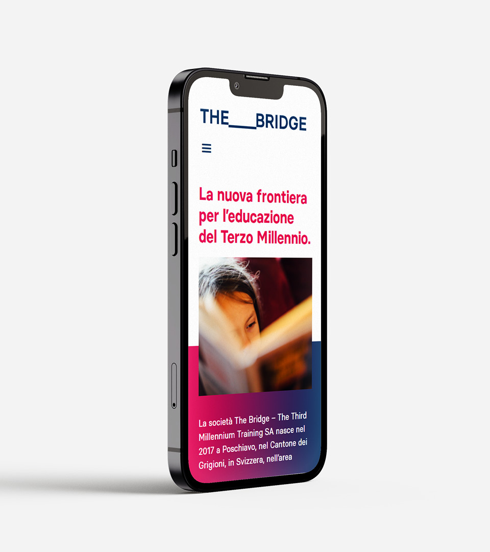 Sito web mobile - The Bridge TTMT SA