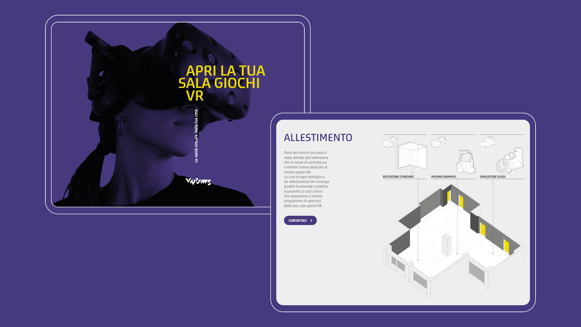 Sito web responsive - Sala giochi VR
