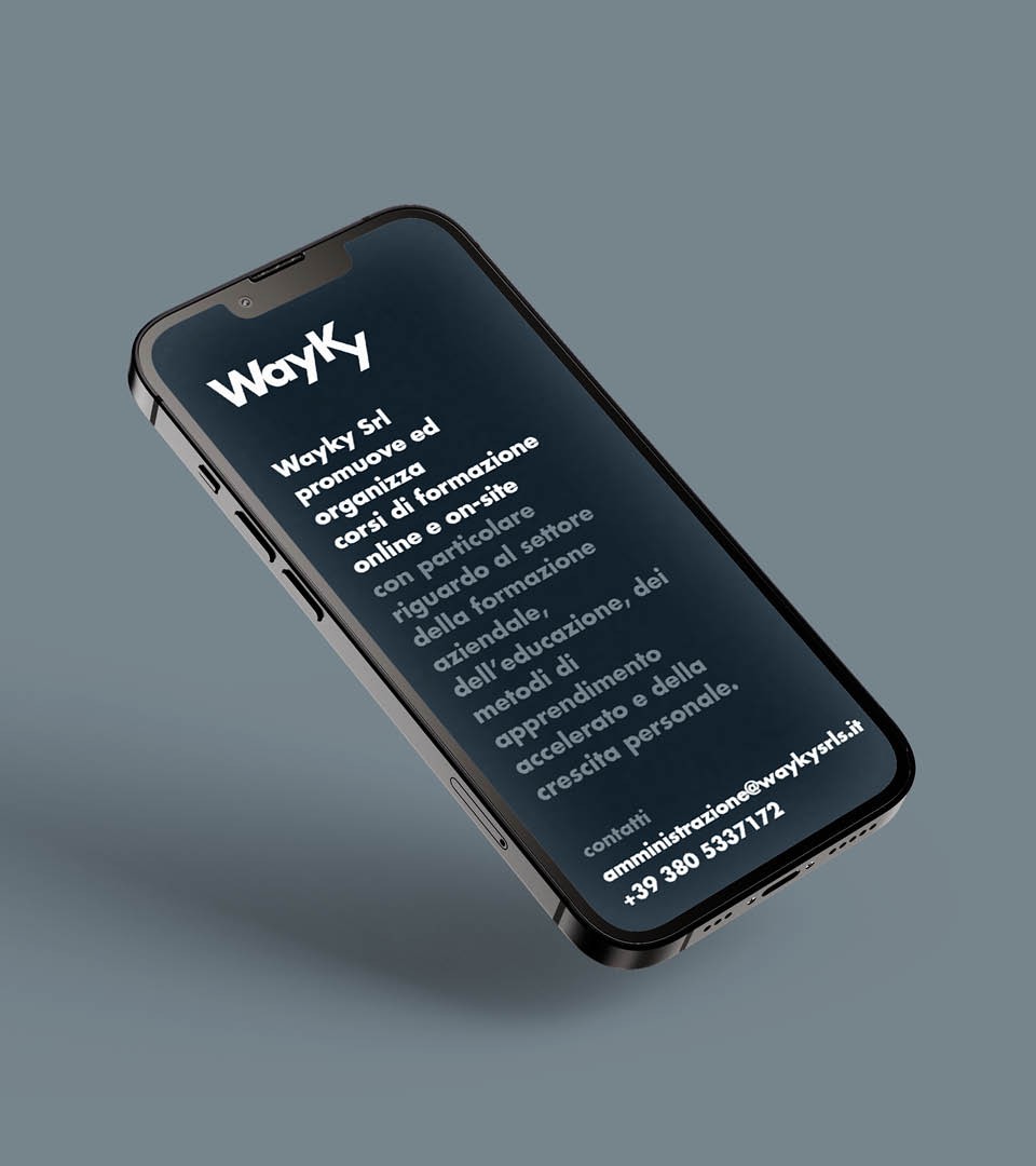Sito web mobile - Wayky Srl