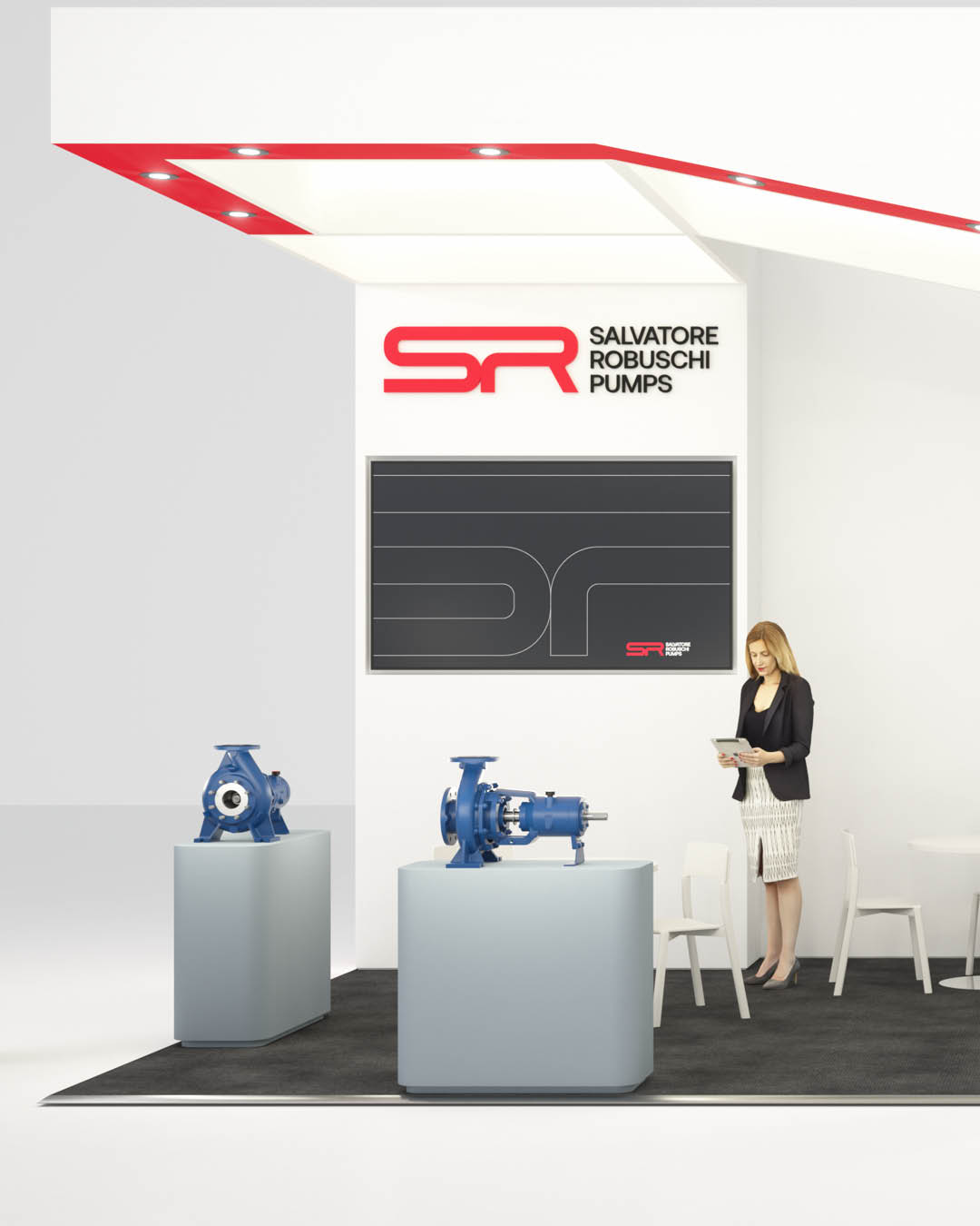 Progettazione stand fieristico Salvatore Robuschi