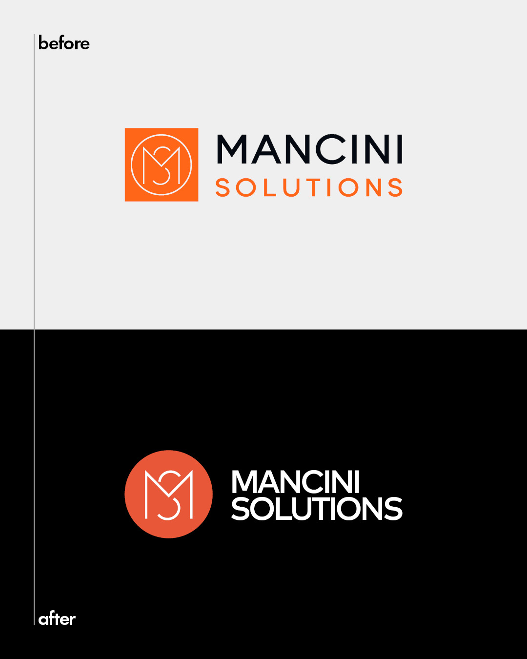 Restyling marchio Mancini Solutions