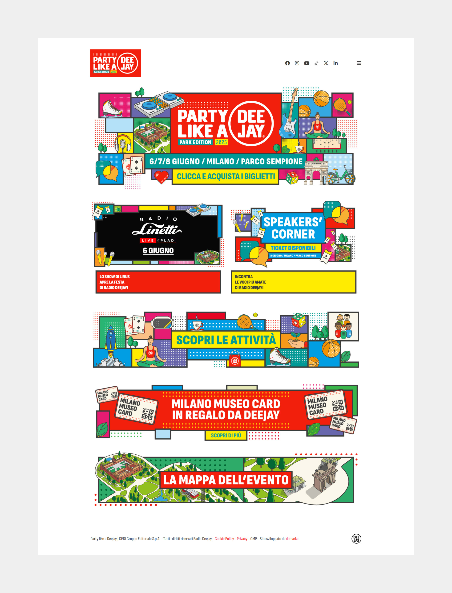Sito web Party like a Deejay