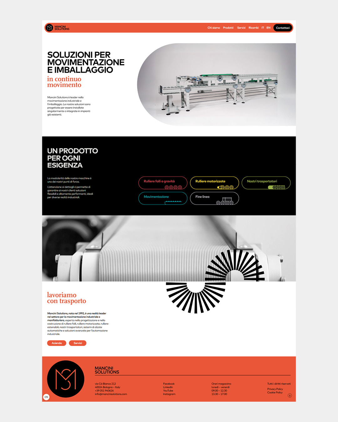 Sito web Mancini Solutions