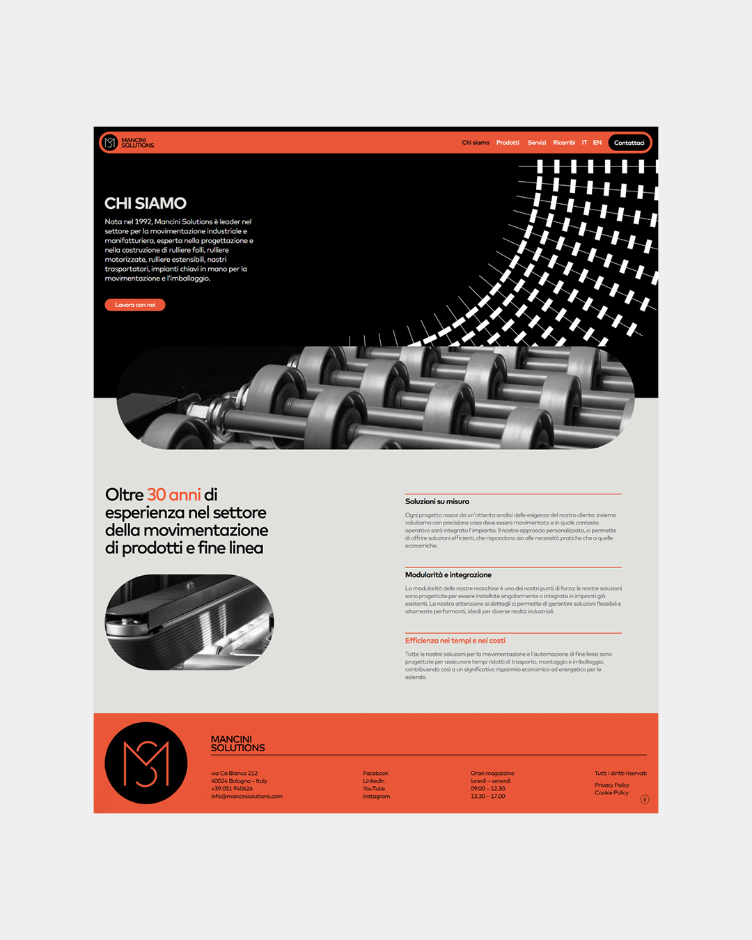 Sito web Mancini Solutions