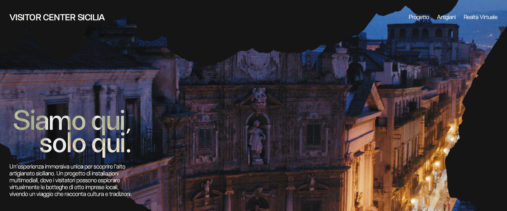 Sito web Visitor Center Sicilia