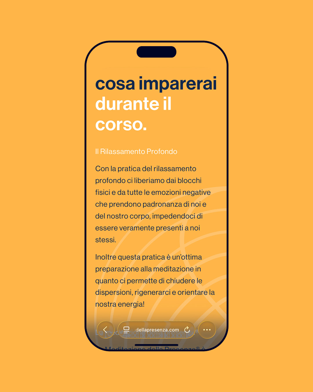 Sito web Meditazione della presenza